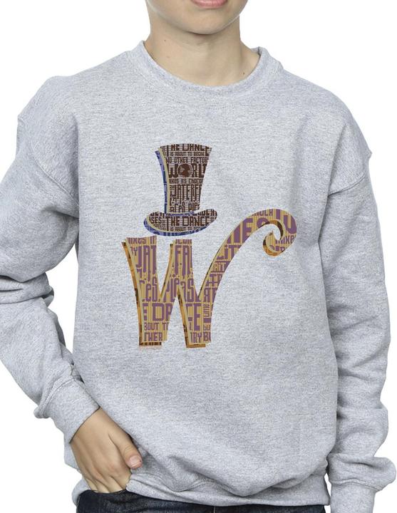 Immagine prodotto Willy Wonka & the Chocolate Factory W Logo Hat Felpa Ragazzi (140, 146)