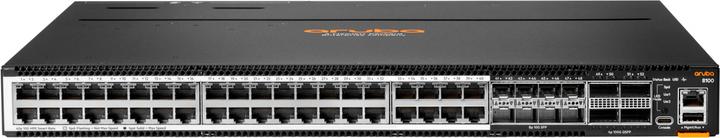 Actual product image Aruba HPE Networking CX 8100 40x10G Base-T 8x10G SFP+ 4x40/100G QSFP28 FB 3Fan 2AC PSU Switch Bundle (40 Ports)