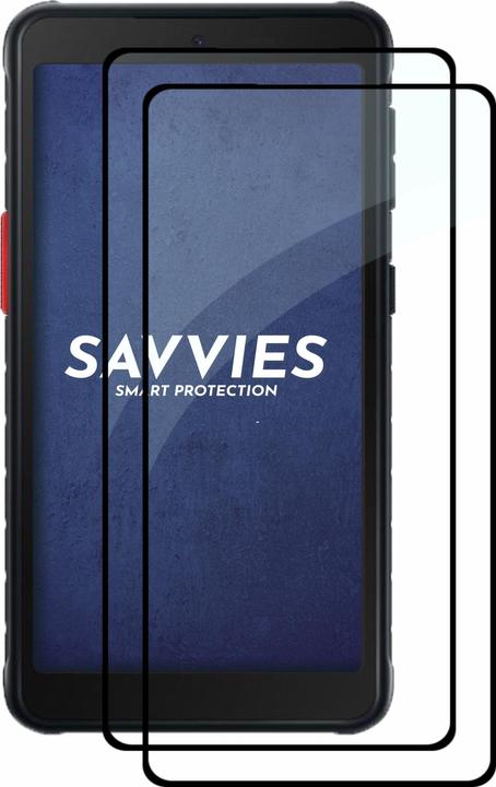 Image du produit Savvies Protection d'écran intégrale Verre de protection blindé (2 pièce(s), Samsung Galaxy Xcover 5)