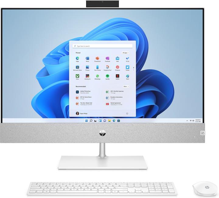 Produktbild HP Pavilion 27-ca0000ng AMD Ryzen™ 5 5500U 68,6 cm (27"") (AMD Ryzen 5 5500U, 16.38 GB, 512 GB, AMD Radeon Graphics)