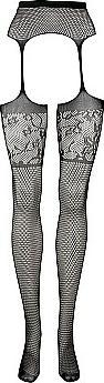 Produktbild Le Désir Garterbelt stockings with lace top - O/S (One Size)