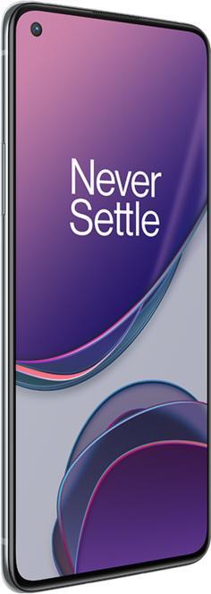 Produktbild OnePlus 8T (8GB) (128 GB, Lunar Silver, 6.55", Dual SIM, 48 Mpx, 5G)