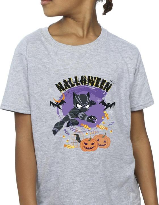 Image du produit - T-shirt BLACK PANTHER HALLOWEEN - Fille (140, 146)