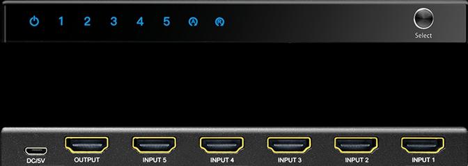 Actual product image LogiLink Switch HDMI 5x1 Port