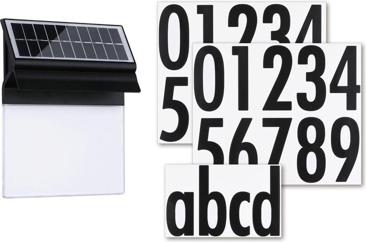 Produktbild Paulmann Solar Hausnummernleuchte (14 lm, IP44)