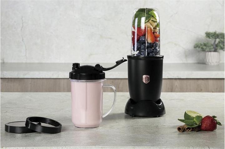 Produktbild BerlingerHaus Multifunktionsmixer mit Touch-Bedienung, Eis-Crusher, schwarz-roségold, 400 W (400 W)