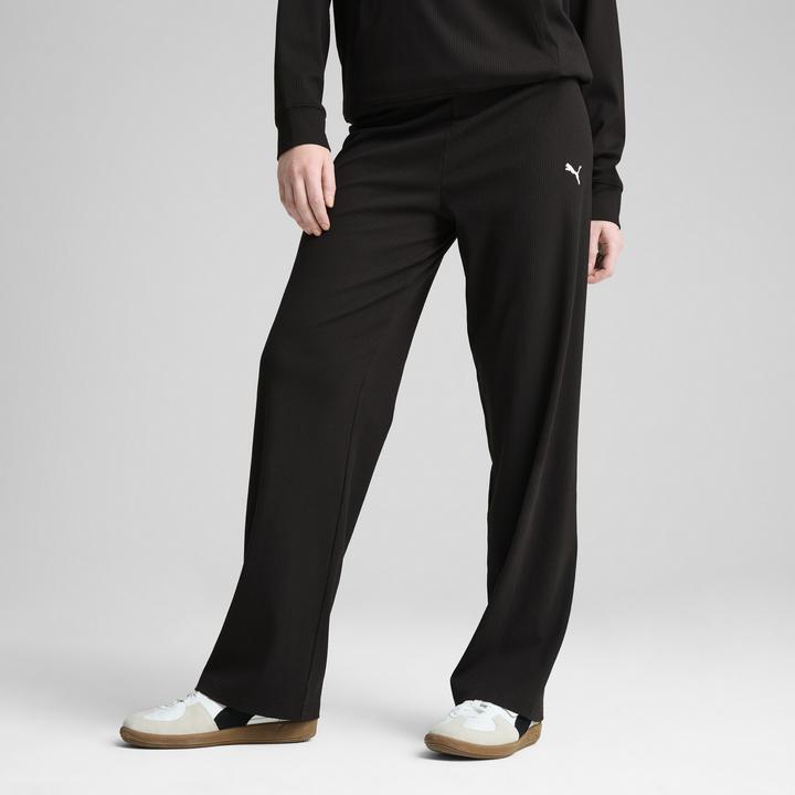 Produktbild Puma ESS ELEVATED High-Waist Straight Leg Rib Pant (M)