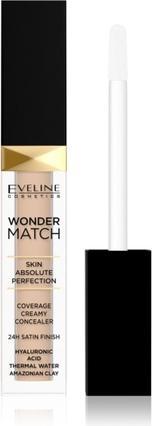 Actual product image Eveline Wonder Match Liquid Concealer 25 Sand Nude 7ml (25 Sand Nude)