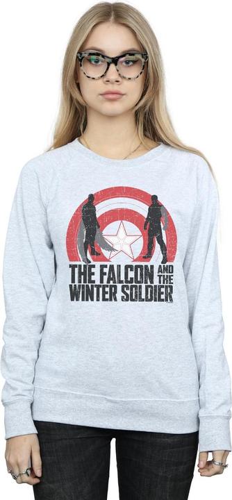 Immagine prodotto The Falcon And The Winter Soldier Shield Silhouettes Felpa Donna (XL)