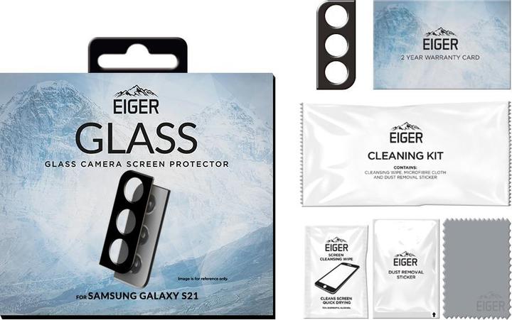 Actual product image Eiger Mountain Glass Lens (1 Piece, Samsung Galaxy S21)