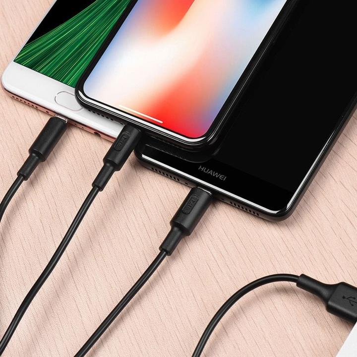Produktbild Hoco Lightning / USB-C / MicroUSB Soarer X25 schwarz (1 m, USB 3.0)