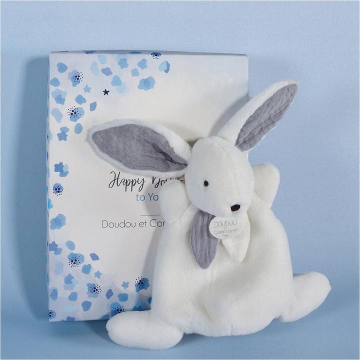 Actual product image Doudou et Compagnie Happy Glossy, bunny cuddle cloth 17cm