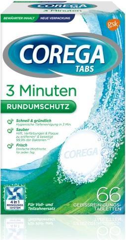 GSK Corega Tabs 3 Minuten