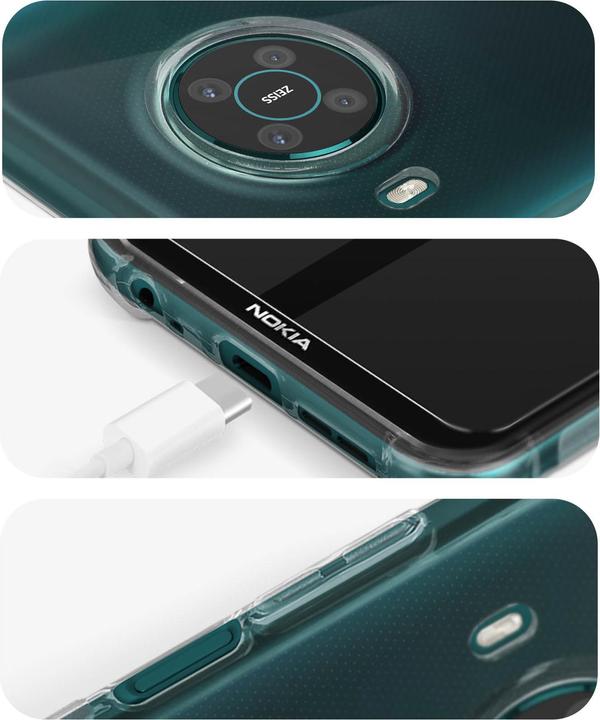 Actual product image Imak Nokia X20 - Silicone Sleeve incl. Transparent Film (Nokia X20)