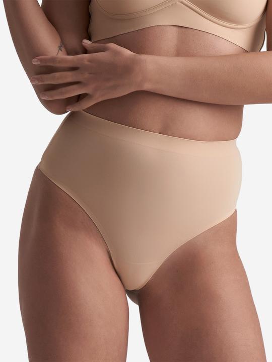 Bye Bra Shapingslip Invisible Mid Waist Thong (XL, Einzelpack)