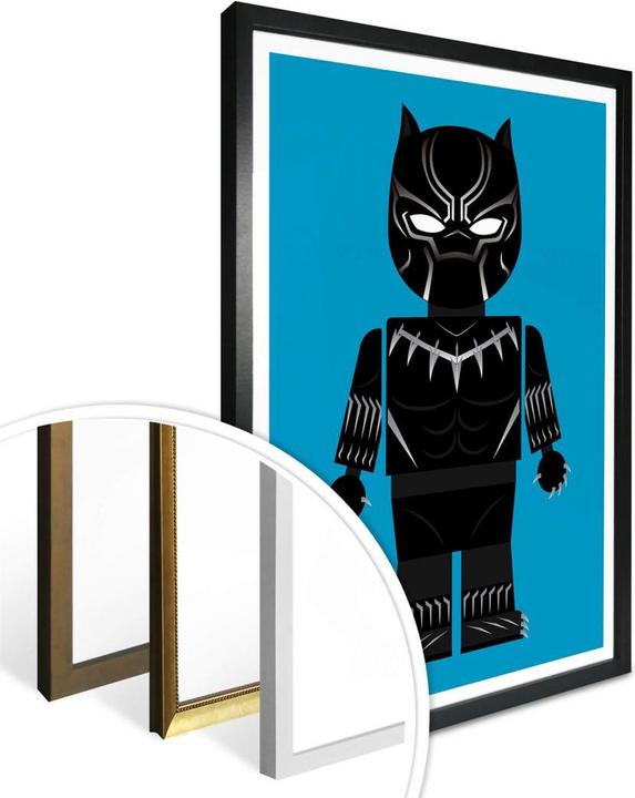 Produktbild Trenddeko Black Panther Spielzeug (30 x 40 cm)