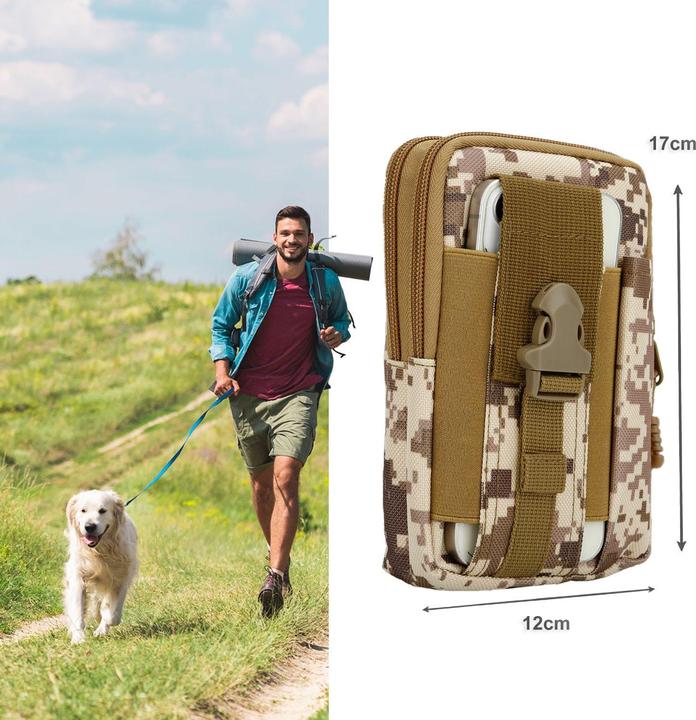 Produktbild Cadorabo Handytasche für Sony Xperia E5 Hülle im Militär Style (Sony Xperia E5)