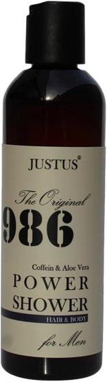 Actual product image Justus The Original 1986 Power Shower for Men (200 ml, Liquid shampoo)