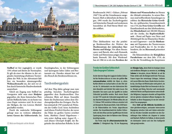 Produktbild Reiseführer Sächsische Schweiz mit Dresden (Deutsch, Detlef Krell, 2024)