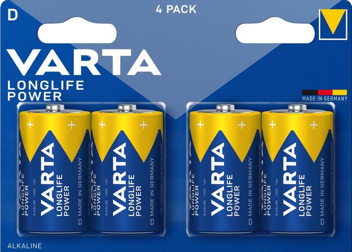 Varta long-life power (4 pcs., D, 16500 mAh)