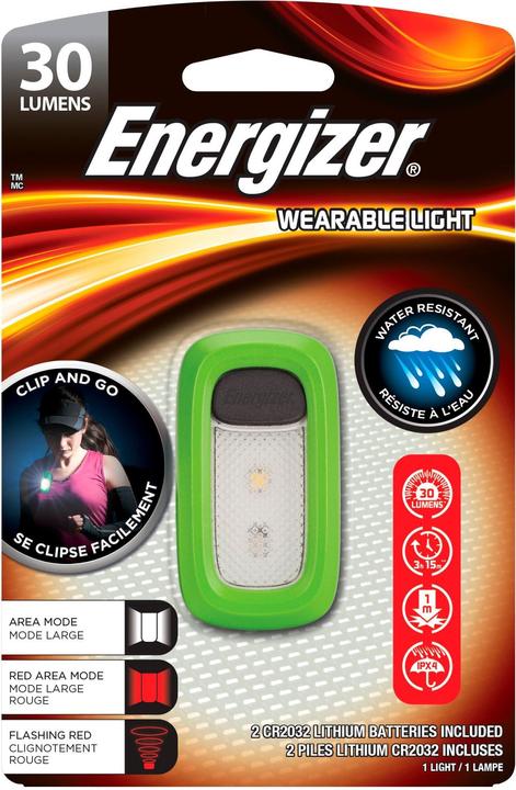 Actual product image Energizer Wearable clip (6 cm, 30 lm)