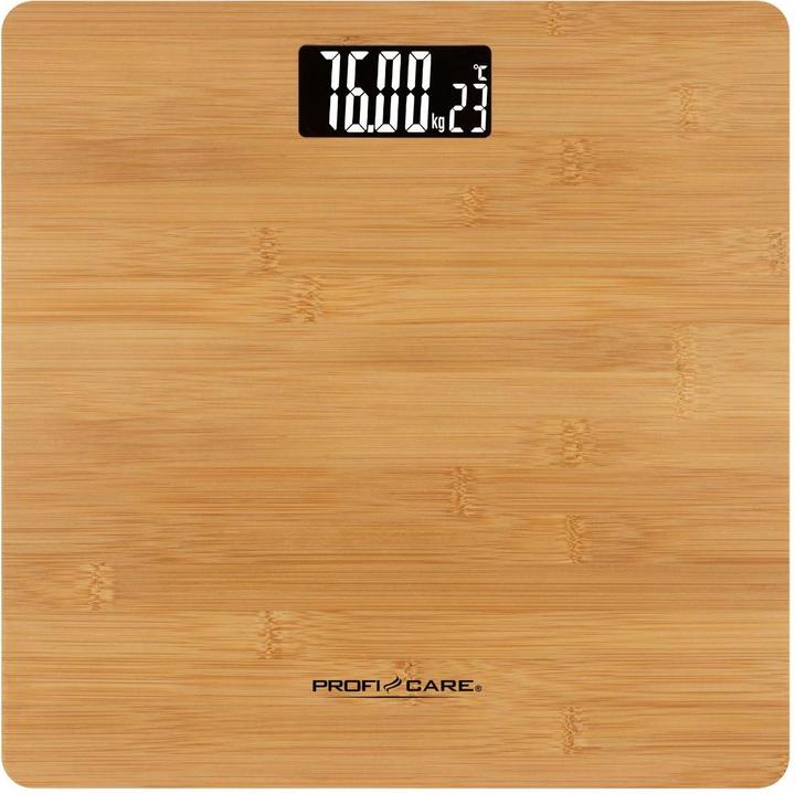 Produktbild Profi-Care ProfiCare PC-PW 3103 2 in 1 mit Thermometer bambus (180 kg)