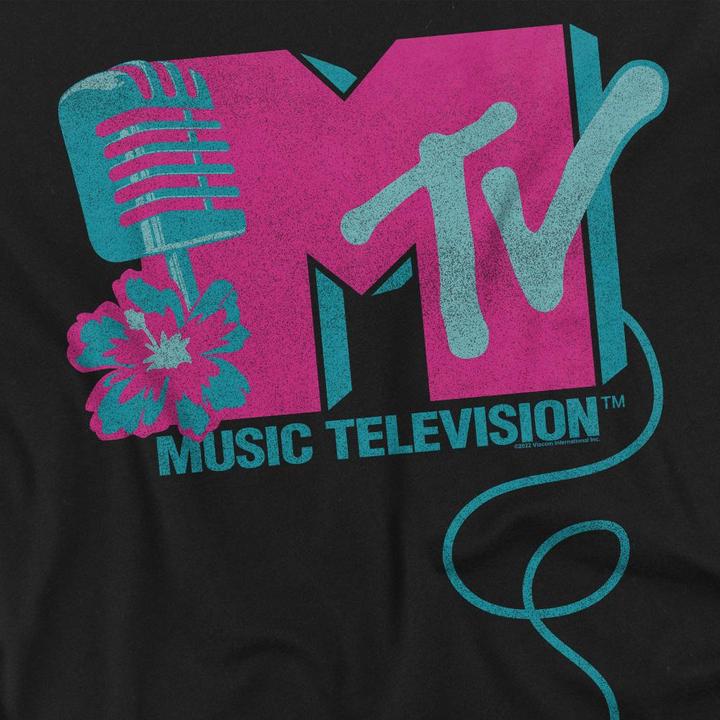 Immagine prodotto MTV Maglietta Logo Microfono Adulto Unisex (S)