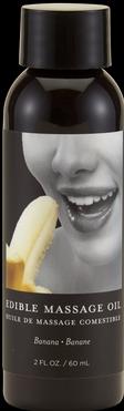 Actual product image Shots Banana Edible Massage Oil - 2oz / 60ml (60 ml)