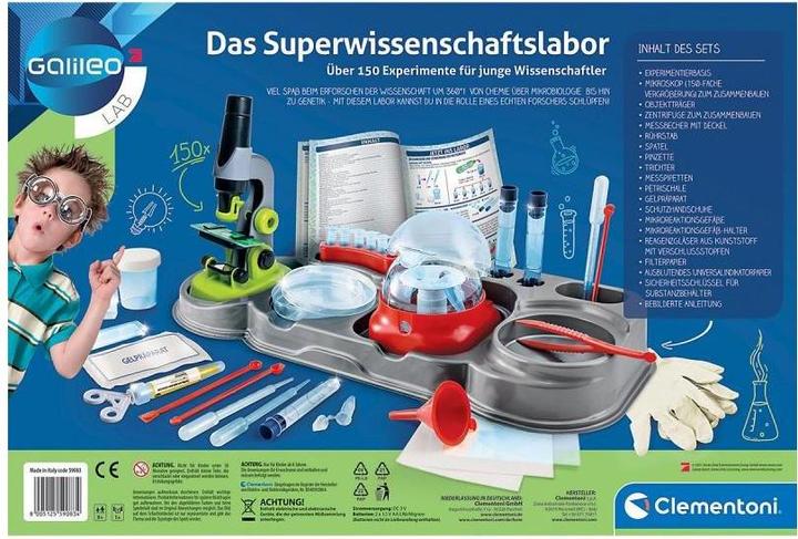 Image du produit Clementoni Le super laboratoire scientifique