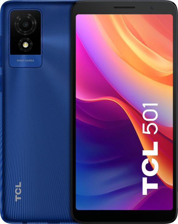 TCL 501 (32 GB, glacial blue, 6", 5 Mpx, 4G)