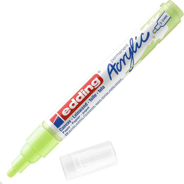 Immagine prodotto Edding Marcatore acrilico 5100 Medio (Verde pastello, 3 mm, 1 x)