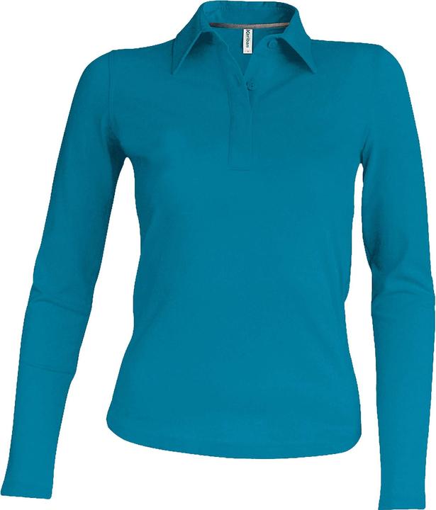 Produktbild Kariban Damen Poloshirt mit langen Ärmeln (S)