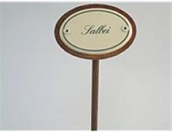 Étiquette en émail pour épices Sauge 25 cm (25 cm)