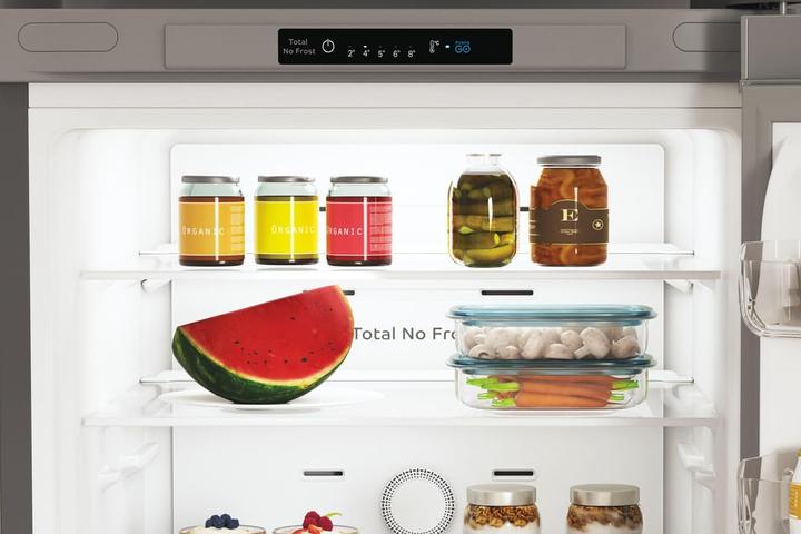 Actual product image Indesit INFC9 TI22X Free-standing fridge freezer 367 L E Stainless steel (367 l)
