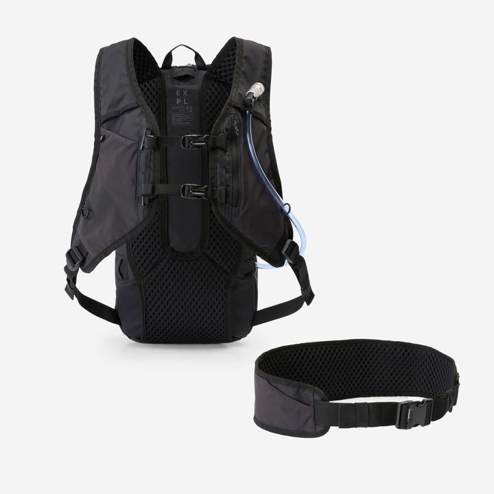 Immagine prodotto Rockrider Trinkrucksack MTB 12 L/ 2 L Wasser schwarz (12 l)