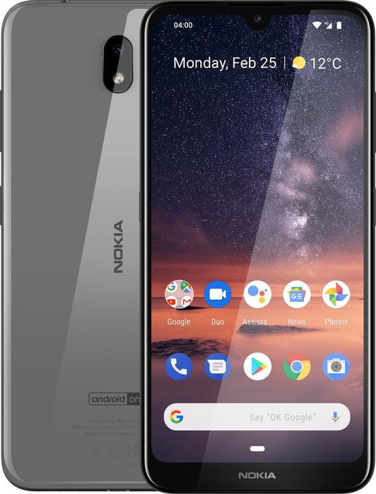 Actual product image Nokia 3.2 (16 GB, Steel, 6.26", Dual SIM + SD, 13 Mpx, 4G)