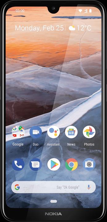 Actual product image Nokia 3.2 (16 GB, Steel, 6.26", Dual SIM + SD, 13 Mpx, 4G)