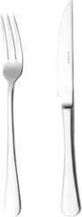 Actual product image Esmeyer Pizza cutlery/steak cutlery "SYLVIA", 12-piece polished set, consisting of 6 steak forks and steak (12 Piece, Knife)