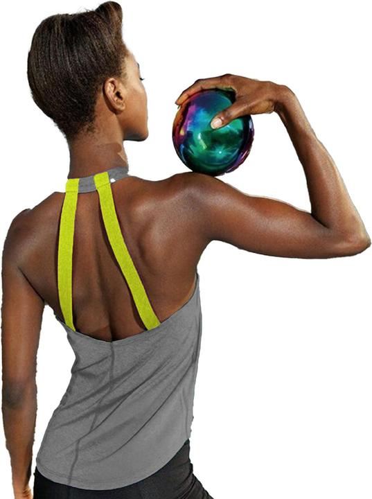 Actual product image Tri Dri top with double straps at the back sleeveless (L)