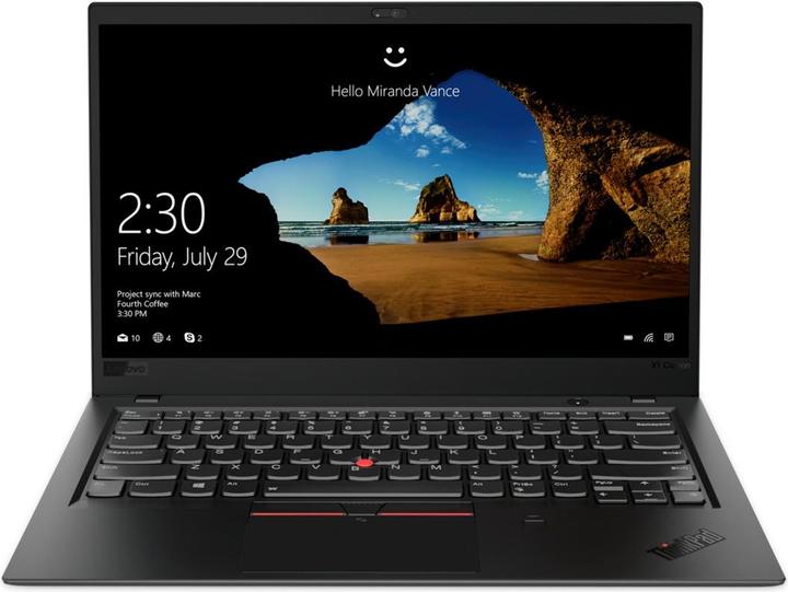 Produktbild Lenovo ThinkPad X1 Carbon Gen 6 (14", Intel Core i7-8550U, 16 GB, 256 GB, CH)