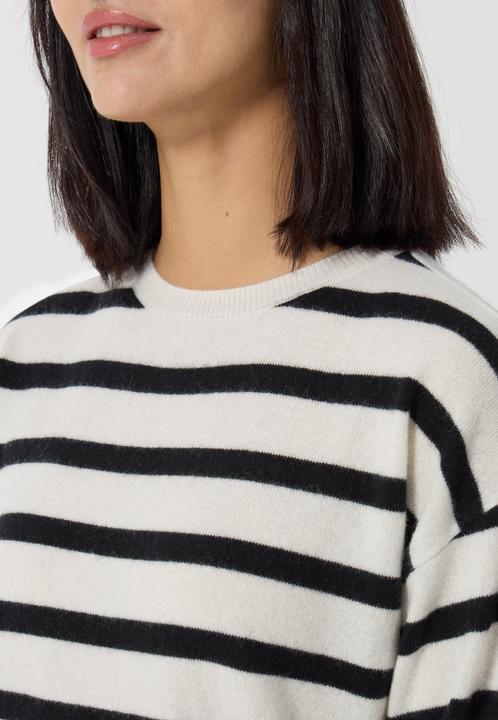 Produktbild Cash-Mere Kaschmir Rundhals Pullover gestreift (XS, S)
