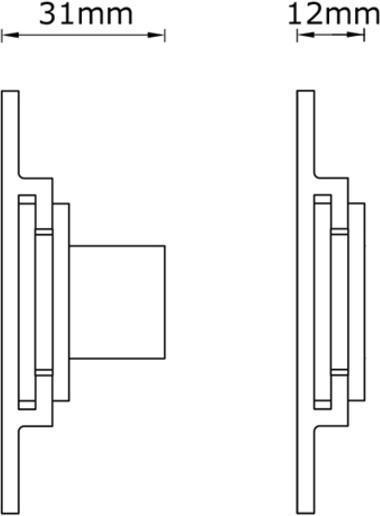 Actual product image Multibrackets M Universal Wallmount Super Slim Silver Small (Wall, 32", 55 kg)