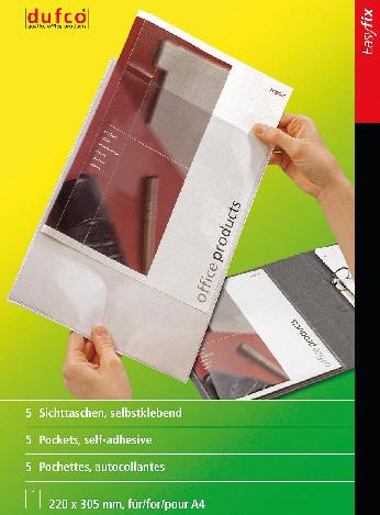 Produktbild Dufco Sichttaschen Easyfix (A6, 8 x)