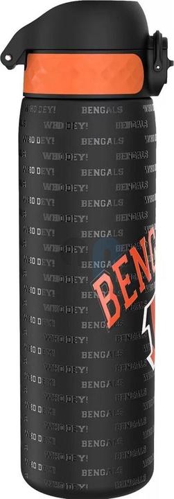 Produktbild ION8 NFL - Cincinnati Bengals - Auslaufsichere schlanke Wasserflasche, Edelstahl, 600ml (0.60 l)