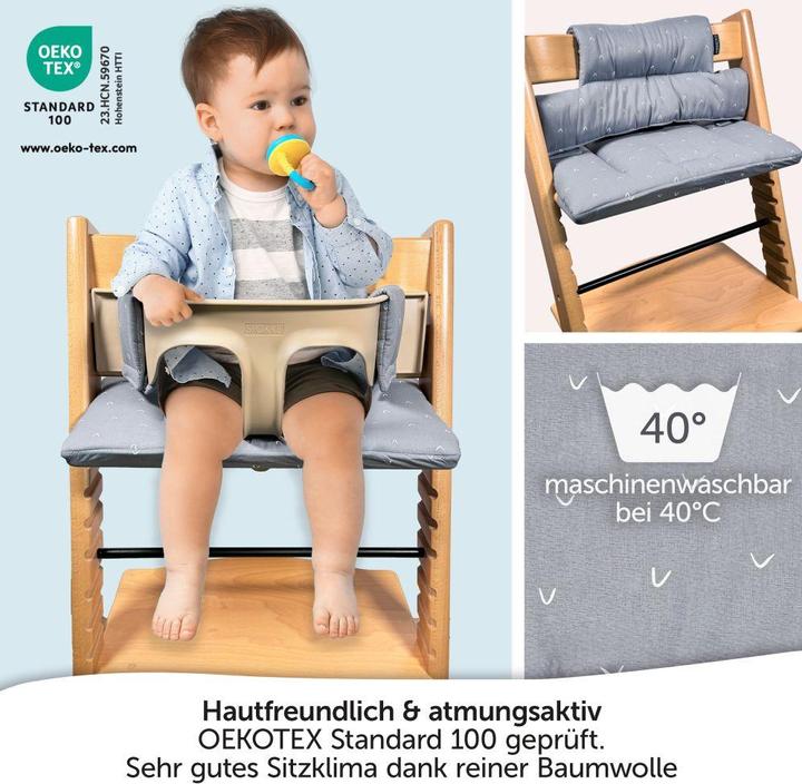 Produktbild La Loona LaLoona Sitzverkleinerer für Hochstühle Sitzkissen / Hochstuhlauflage für Stokke Tripp Trapp