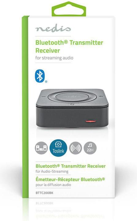 Immagine prodotto Nedis Ricetrasmettitore Bluetooth® | Connessioni - Ingresso: 1x AUX / 1x SPDIF | Connessioni - Uscita: 1x (10 m)