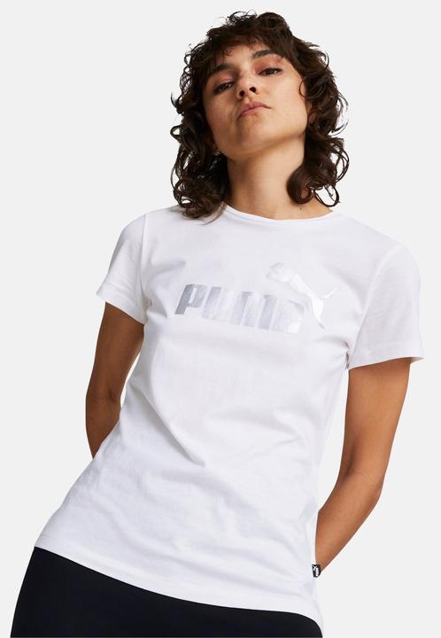 Produktbild Puma ESS+ Metallic Logo Tee (S)