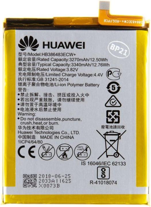Actual product image Huawei HB386483ECW Battery 3270 mAh Li-Pol (Service Pack) (Rechargeable battery, Honor 6X)