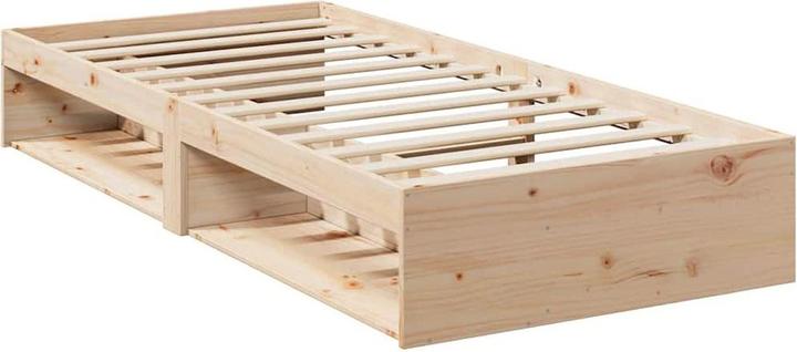 Image du produit VidaXL Lit de jour avec matelas 90x190 cm en pin massif Canapé-lit (90 x 190 cm)