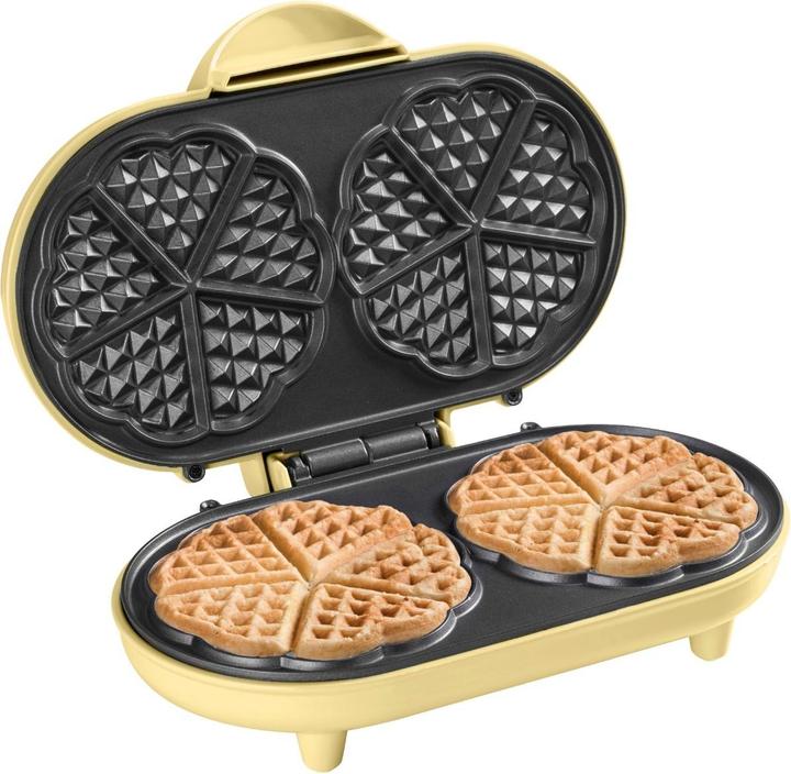 Produktbild Bestron Doppelherzwaffel Maker, Vanille